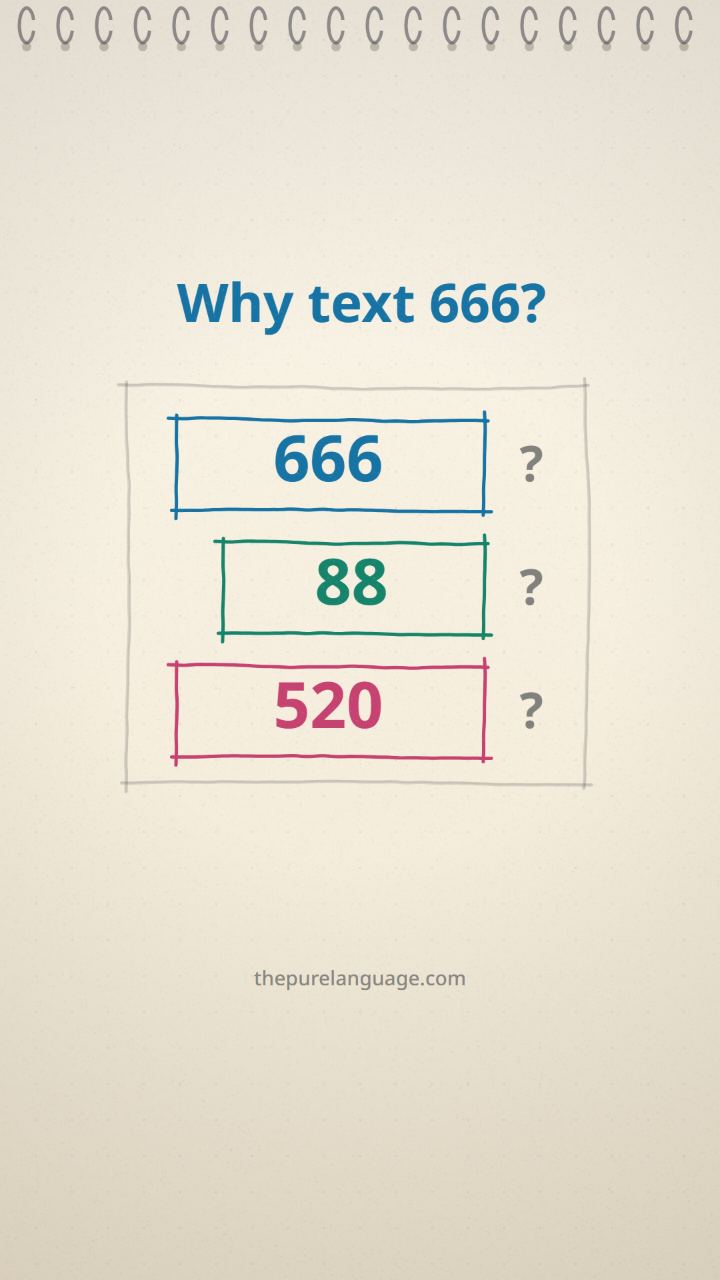 Lesson video: Why text 666? Chinese number slang: 666, 88 and 520. Read the digits, hear the phrase.