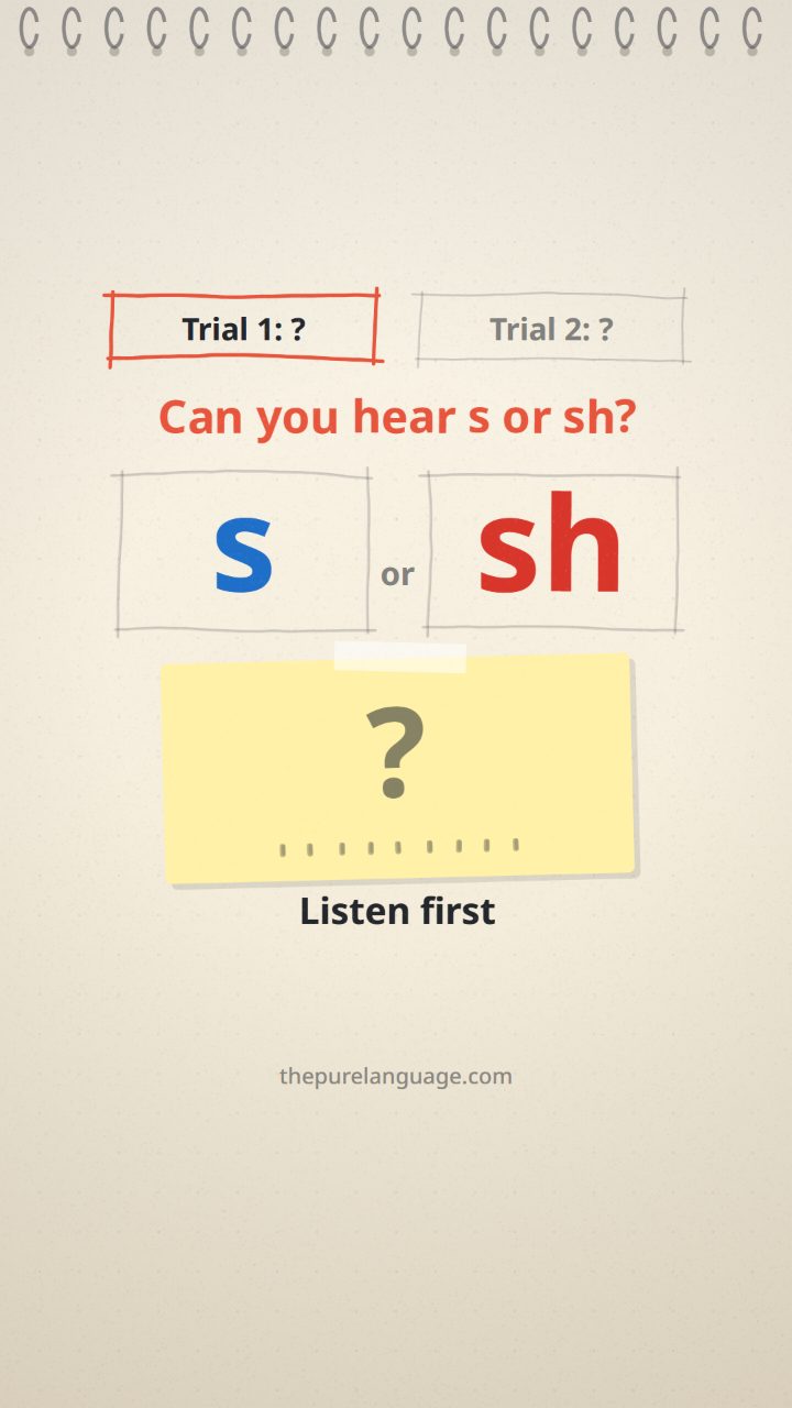Lesson video: Can you hear S or SH? A Mandarin listening test
